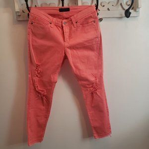 Distressed jeans